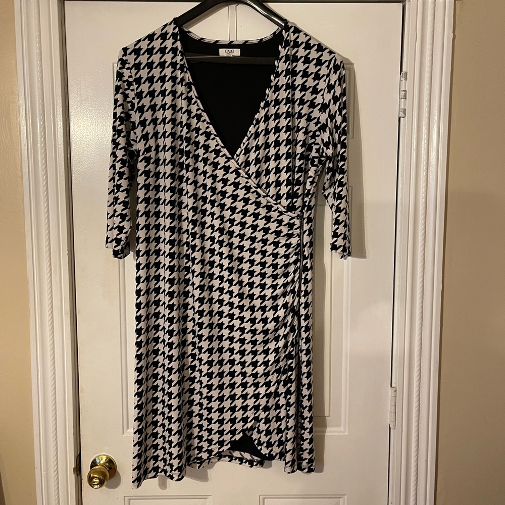 Houndstooth dress great condition size 20W